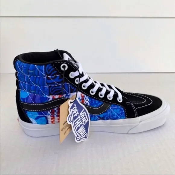 NEW Vans Spongebob Sandy Liang Sk8-Hi 38 DX Shoes Patchwork 7 Men / 8.5 Women