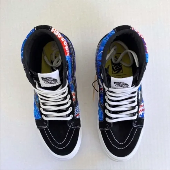 NEW Vans Spongebob Sandy Liang Sk8-Hi 38 DX Shoes Patchwork 7 Men / 8.5 Women