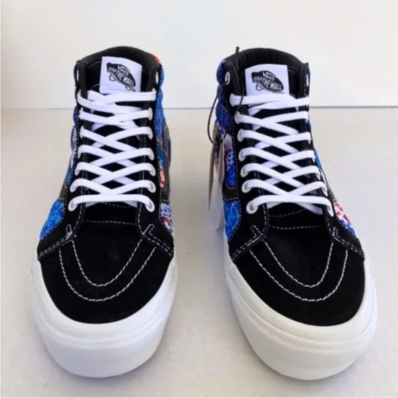 NEW Vans Spongebob Sandy Liang Sk8-Hi 38 DX Shoes Patchwork 7 Men / 8.5 Women