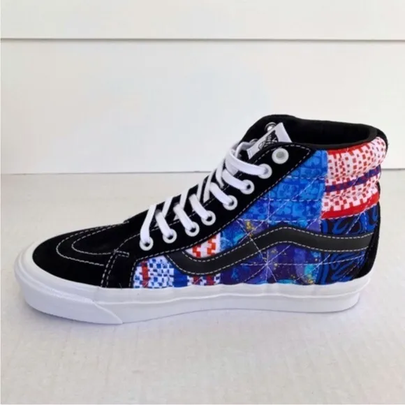 NEW Vans Spongebob Sandy Liang Sk8-Hi 38 DX Shoes Patchwork 7 Men / 8.5 Women