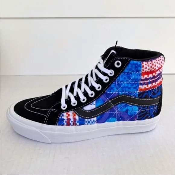 NEW Vans Spongebob Sandy Liang Sk8-Hi 38 DX Shoes Patchwork 7 Men / 8.5 Women