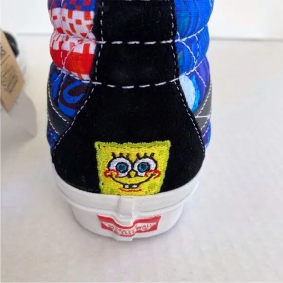 NEW Vans Spongebob Sandy Liang Sk8-Hi 38 DX Shoes Patchwork 7 Men / 8.5 Women