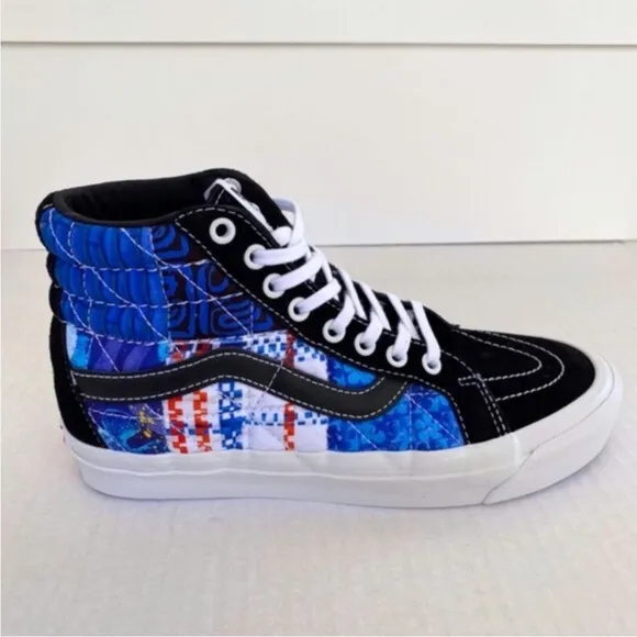NEW Vans Spongebob Sandy Liang Sk8-Hi 38 DX Shoes Patchwork 7 Men / 8.5 Women