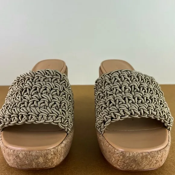 NEW VINCE CROCHET PLATFORM SANDALS