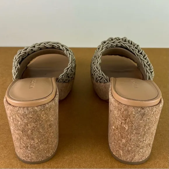 NEW VINCE CROCHET PLATFORM SANDALS