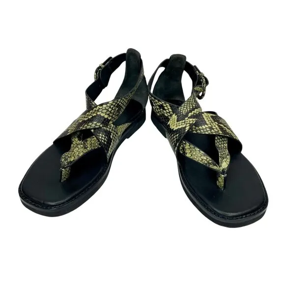 NEW VINCE Morris Boho Chic Leather Strappy Sandals US 7 M EUR 37 Retail $250