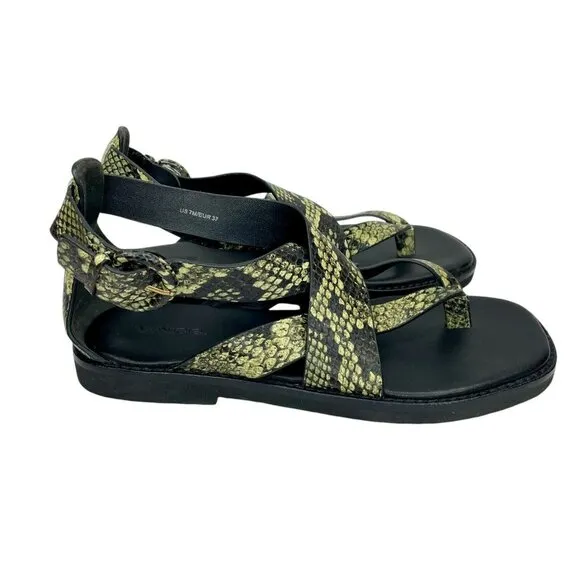 NEW VINCE Morris Boho Chic Leather Strappy Sandals US 7 M EUR 37 Retail $250
