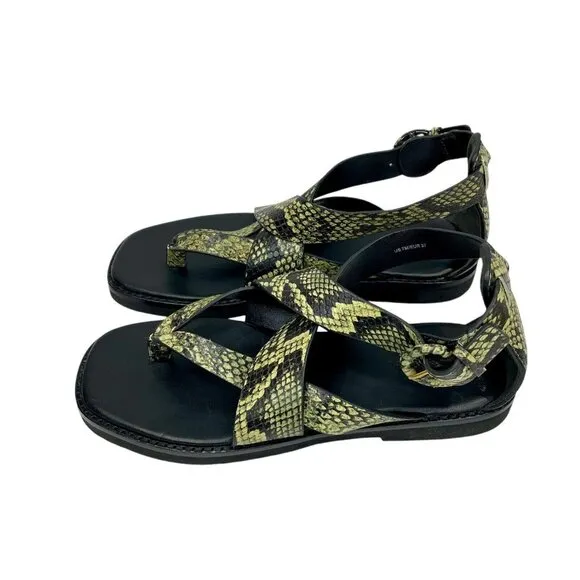 NEW VINCE Morris Boho Chic Leather Strappy Sandals US 7 M EUR 37 Retail $250