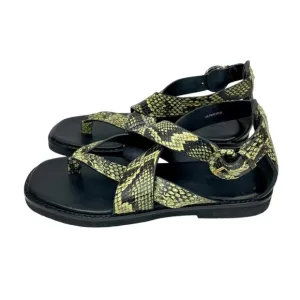 NEW VINCE Morris Boho Chic Leather Strappy Sandals US 7 M EUR 37 Retail $250