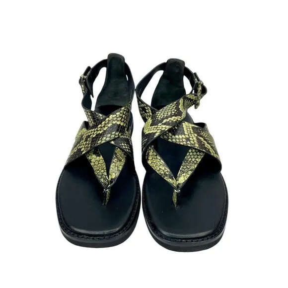 NEW VINCE Morris Boho Chic Leather Strappy Sandals US 7 M EUR 37 Retail $250