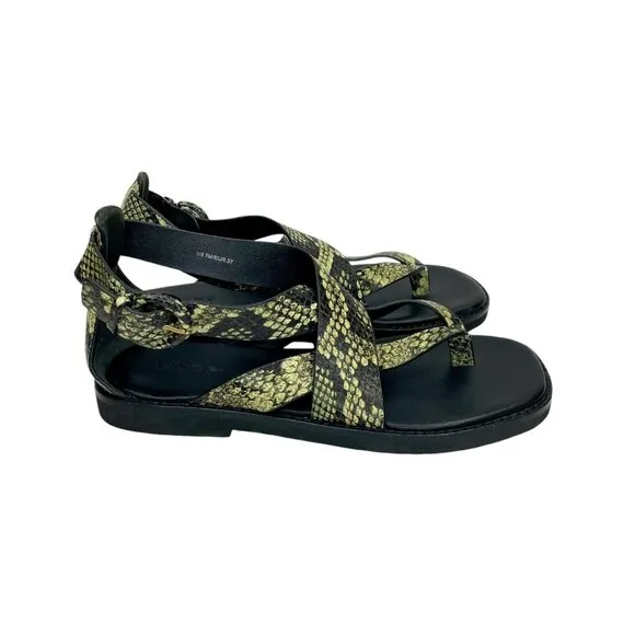 NEW VINCE Morris Boho Chic Leather Strappy Sandals US 7 M EUR 37 Retail $250