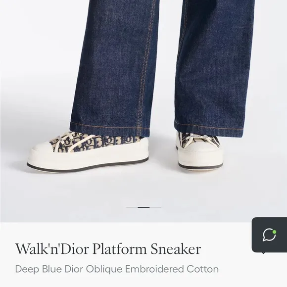 NEW Walk ‘n Dior platform sneaker (knock off)