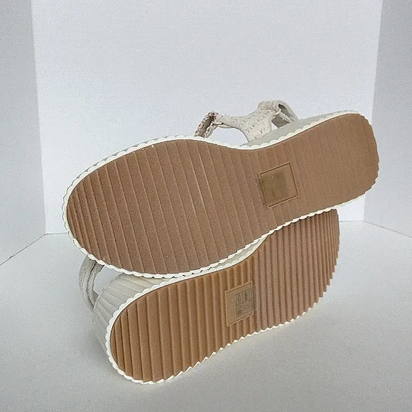 New w/o Box Dolce Vita Debra Leather/Suede Platform Strappy Sandals Size 8.5