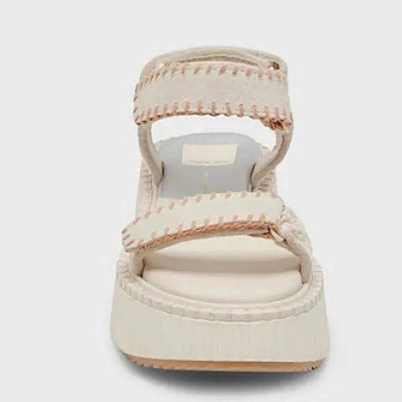 New w/o Box Dolce Vita Debra Leather/Suede Platform Strappy Sandals Size 8.5
