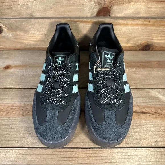 NEW Womens Multiple Sizes - Adidas Sambae “Core Black Haze Green” Shoes IE9110