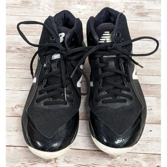 New Balance Mens Size 7 2E Black Data Driven Platform Baseball Shoes M4040BK4