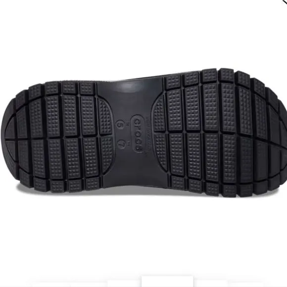 NEW Crocs Black‎ Mega Crush Clog Super Cool Platform Shoes Y2K Sizes W8 &amp; W10