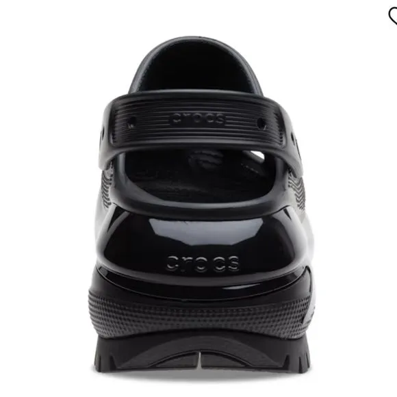 NEW Crocs Black‎ Mega Crush Clog Super Cool Platform Shoes Y2K Sizes W8 &amp; W10