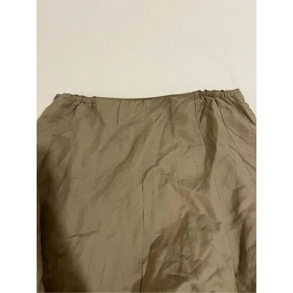 New Vintage Appraisal Plus Kahki a-line Maxi skirt 16W new old stock