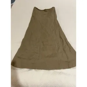New Vintage Appraisal Plus Kahki a-line Maxi skirt 16W new old stock