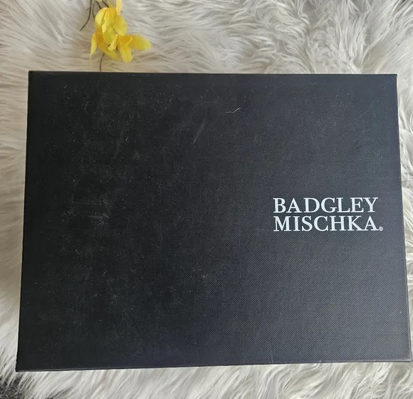 NIB* Badgley Mischka 'Fennel' Braided Spool Heel, Size 8.5