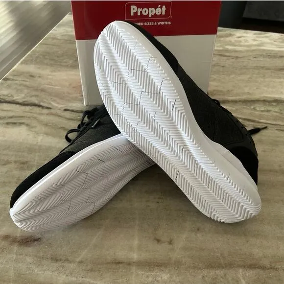 NIB Propet Viator Hi Men's Walking Shoes, Black/Gray/White, Size 14
