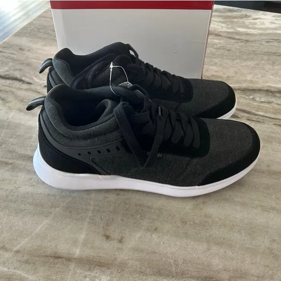 NIB Propet Viator Hi Men's Walking Shoes, Black/Gray/White, Size 14