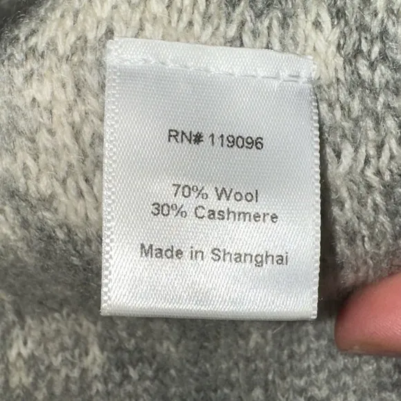 Nightcap Cashmere Wool Poncho Scarf Sweater NWOT