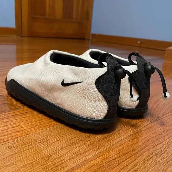 NIKE ACG MOC AIR MOC SUMMIT WHITE-BLACK &quot;SLIP ON SHOES&quot; SIZE 11 [DZ3407-100]