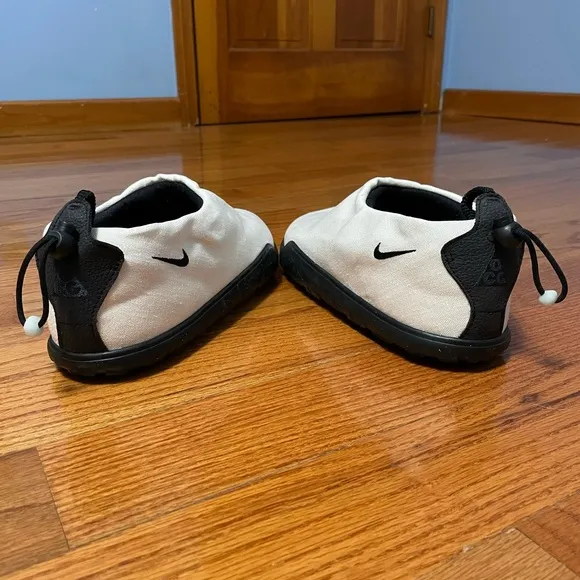 NIKE ACG MOC AIR MOC SUMMIT WHITE-BLACK &quot;SLIP ON SHOES&quot; SIZE 11 [DZ3407-100]