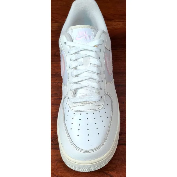 Nike Air Force 1 '07 Low Summit White Regal Pink Womens Sz 11 Sneakers DQ0826100