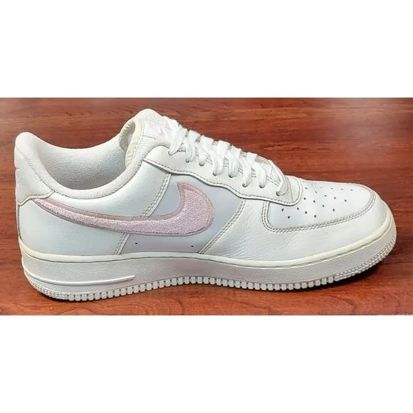 Nike Air Force 1 '07 Low Summit White Regal Pink Womens Sz 11 Sneakers DQ0826100