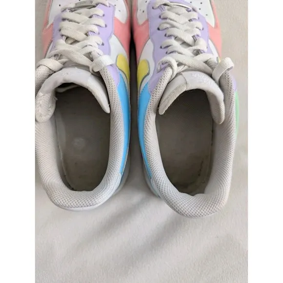 Nike Air Force 1 Custom Pastel Easter Shoes Green Blue Purple Pink Womens 12