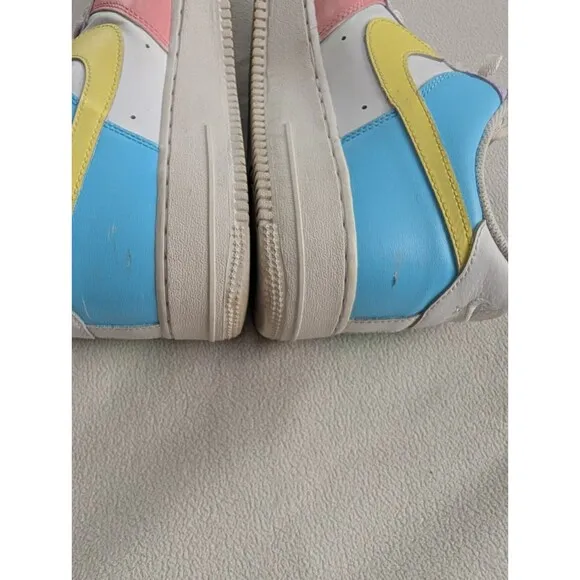 Nike Air Force 1 Custom Pastel Easter Shoes Green Blue Purple Pink Womens 12