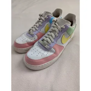 Nike Air Force 1 Custom Pastel Easter Shoes Green Blue Purple Pink Womens 12