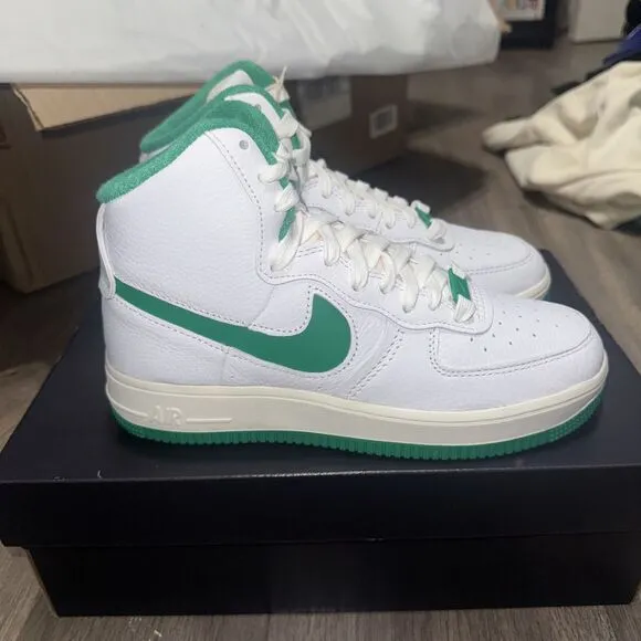 Nike Air Force 1 High Sculpt White Stadium Green DQ5007-100 Size 7