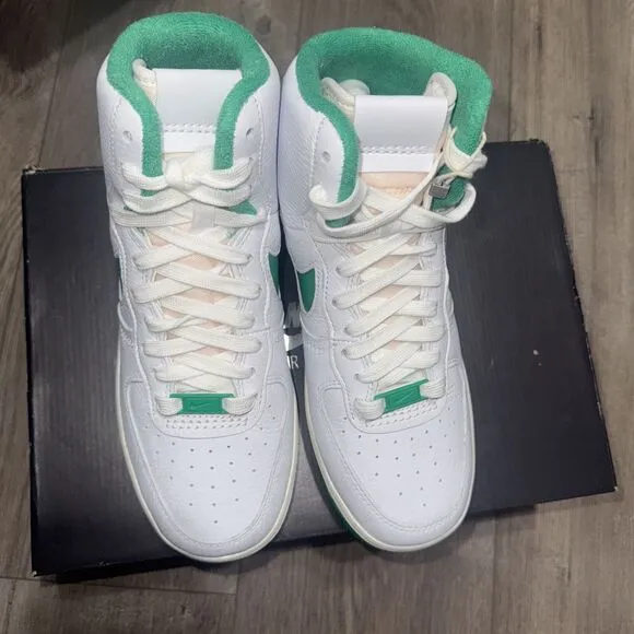 Nike Air Force 1 High Sculpt White Stadium Green DQ5007-100 Size 7