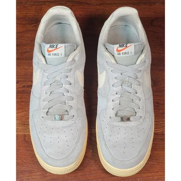 NIKE Air Force 1 Low 'Blazer Pack' Men's Size 12 Strata Gray/Sail 488298-029
