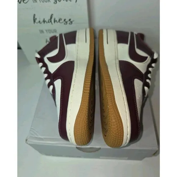 ⭐Nike Air Force 1 LV8 GS Sz 5y Big Kids Shoes New Night Maroon