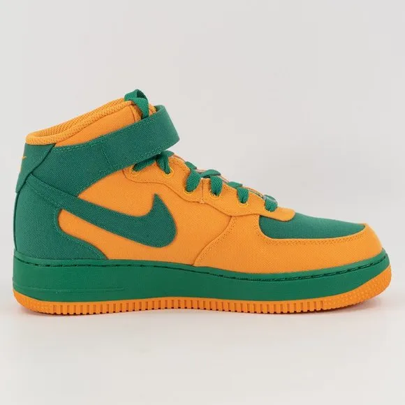 Nike Air Force 1 Mid by You ID Custom Miami Hurricanes DZ3639-900 size 7.5
