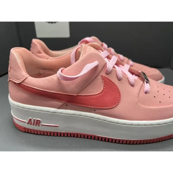 Nike Air Force 1 One Low Sage AR5339-100 Pink Red/pink Custom Women Sz 10.5 New