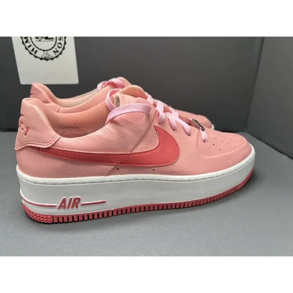 Nike Air Force 1 One Low Sage AR5339-100 Pink Red/pink Custom Women Sz 10.5 New