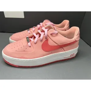Nike Air Force 1 One Low Sage AR5339-100 Pink Red/pink Custom Women Sz 10.5 New