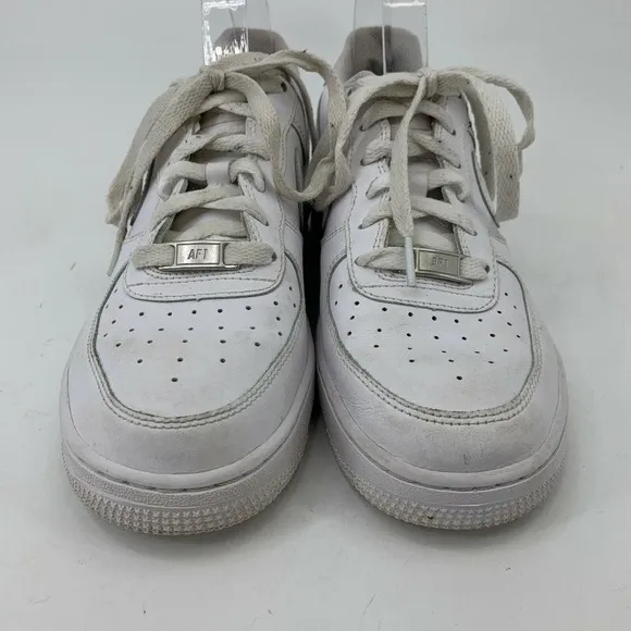 Nike Air Force One Sneakers Youth Size 6 Y Triple White Low Top Fashion Shoes