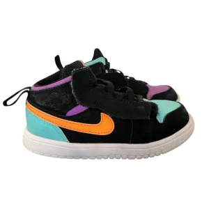 Nike Air Jordan 1 Alt Mid Athletic Shoes Toddler Size 9C Multicolor AR6352-083