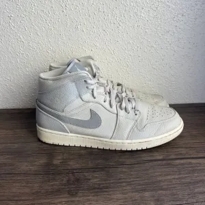 Nike Air Jordan 1 Mid Retro SE Grey‎ Fog Sneakers Shoes 852542-003 Mens Size 11