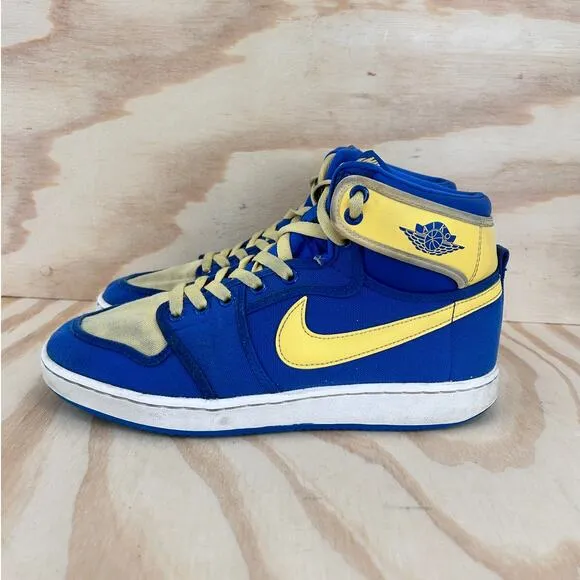 Nike - Air Jordan 1 OK Retro - Sneakers - Blue/Yellow - Men's - 8.5 - DO5047-407
