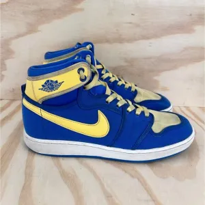 Nike - Air Jordan 1 OK Retro - Sneakers - Blue/Yellow - Men's - 8.5 - DO5047-407