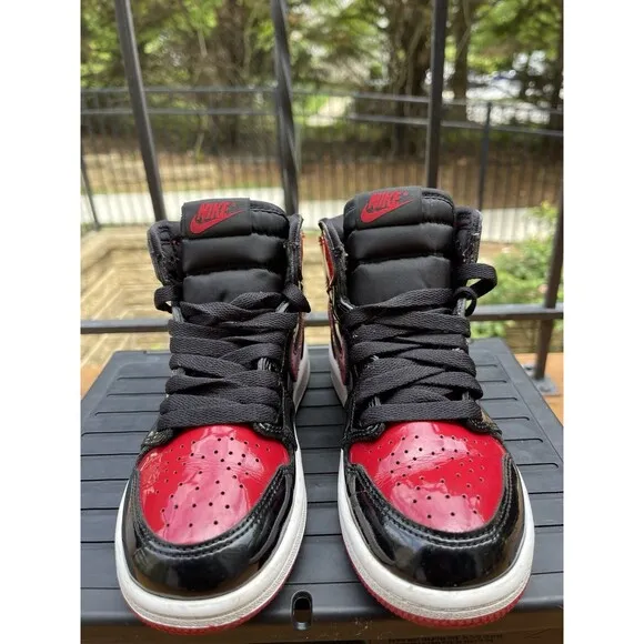 Nike Air Jordan 1 Retro High OG “Bred Banned” Size 2Y AQ2664-063 – No Box