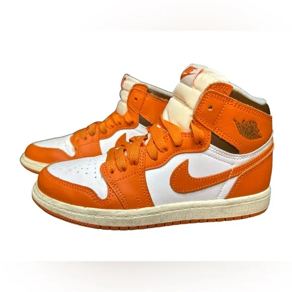 Nike Air Jordan 1 Retro High OG PS‎ Starfish Size 3Y CU0449-101 Boys/Unisex